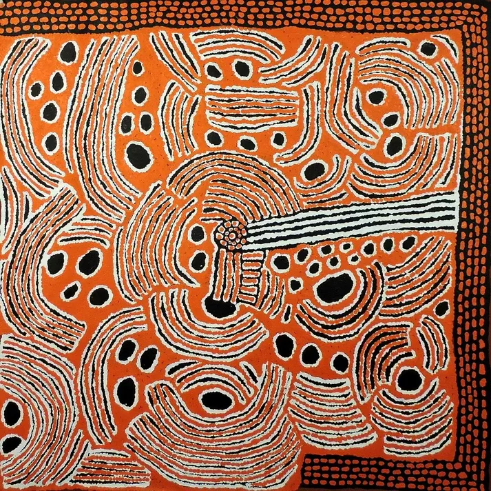 Women's Ceremony associated with the blue tongue lizard dreaming