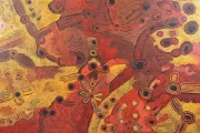 Collaborative painting done by teresa baker and patrica tunkin